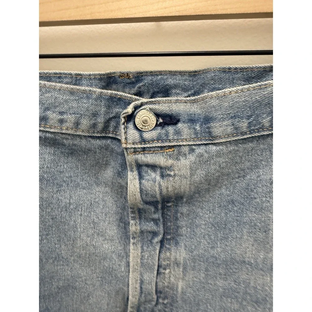 Levi's 501 Original Fit Jeans Levis 58x32 Light Wash Button Fly Straight Leg NWT